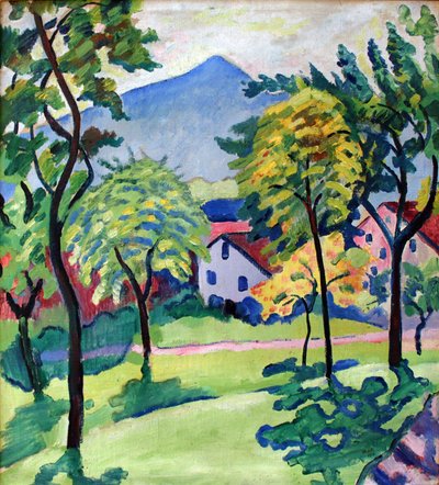 Tegernsee-Landschaft von August Macke